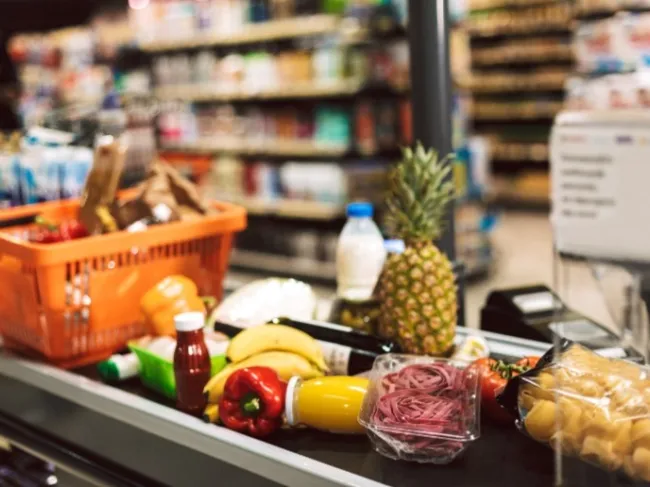 goods in grocery store